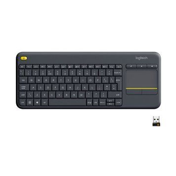 Клавіатура Logitech K400 Plus Touch Wireless UA Black (920-007145) 920-007145 фото