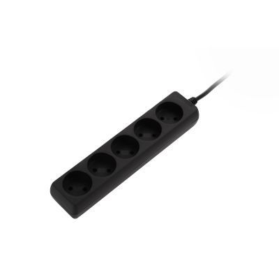 Мережевий подовжувач 2E 5XCEE7/17, 1.5м, black (2E-U0510M1.5BK) 2E-U0510M1.5BK фото