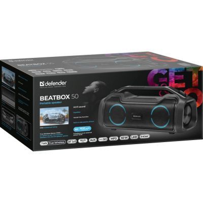 Акустична система Defender Beatbox 50 Bluetooth Black (65950) 65950 фото
