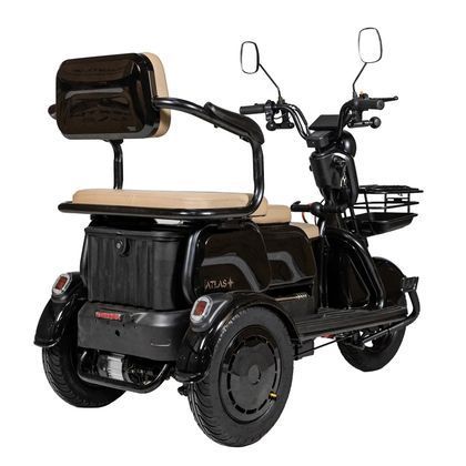 Електроскутер Atlas Elegant Trike 800W Black (4016) 4016 фото