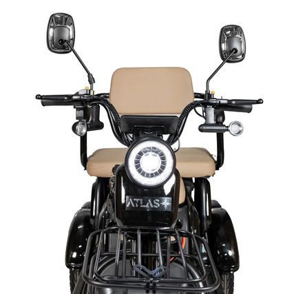 Електроскутер Atlas Elegant Trike 800W Black (4016) 4016 фото
