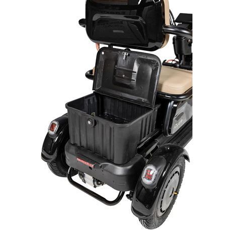 Електроскутер Atlas Elegant Trike 800W Black (4016) 4016 фото