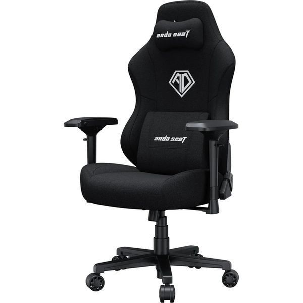 Крісло ігрове Anda Seat Phantom 3 Pro Fabric Size L Black (AD18YC-06-B-F) AD18YC-06-B-F фото