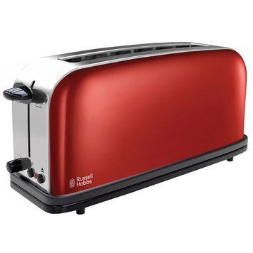 Тостер Russell Hobbs Classic 1100Вт, довгі слоти, метал, червоний 21391-56 фото
