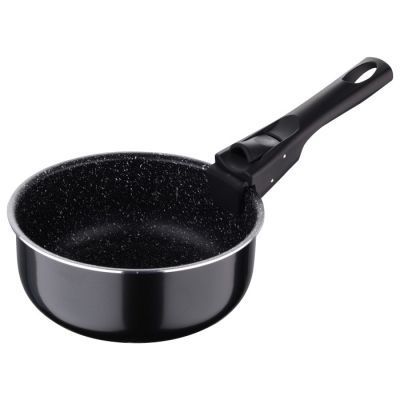 Ківш Bergner Click & cook black, набір зі знімною ручкою 16/18/20 см, 4 предмети (BG-31602-BK) BG-31602-BK фото