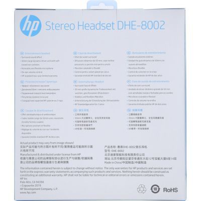 Навушники HP DHE-8002 LED Black (DHE-8002) DHE-8002 фото