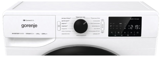 Пральна машина GORENJE WPNEI82SBSWIFI/UA 744098 фото
