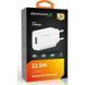 Зарядний пристрій Grand-X Quick Charge QС3.0, + cable USB -> Type C 1m white (CH-550WT) CH-550WT фото 5
