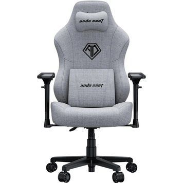 Крісло ігрове Anda Seat Phantom 3 Pro Fabric Size L Grey (AD18YC-06-G-F) AD18YC-06-G-F фото