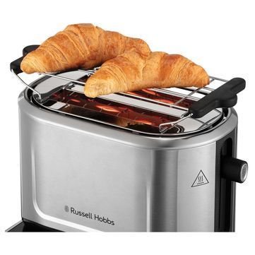 Тостер Russell Hobbs Attentiv 2 Slice 1500Вт, підігрів, розморожування, метал 26210-56 фото