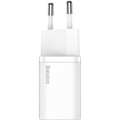 Зарядний пристрій Baseus Super Si Quick Charger 1C White (CCSP020102) CCSP020102 фото