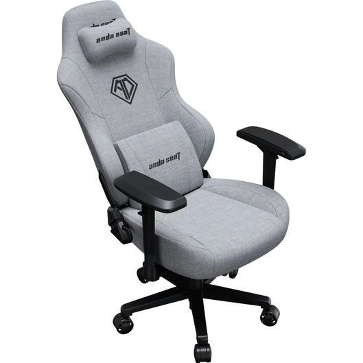 Крісло ігрове Anda Seat Phantom 3 Pro Fabric Size L Grey (AD18YC-06-G-F) AD18YC-06-G-F фото