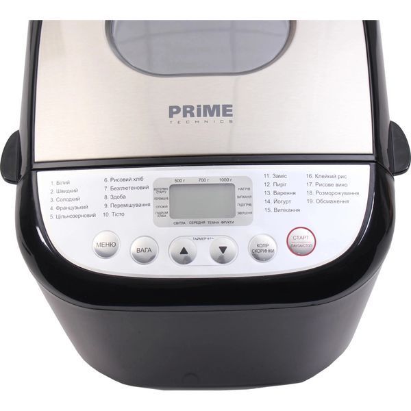 Хлібопічка PRIME Technics PBM 1010 B PBM 1010 B фото