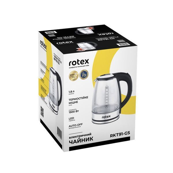 Електрочайник Rotex RKT91-GS RKT91-GS фото