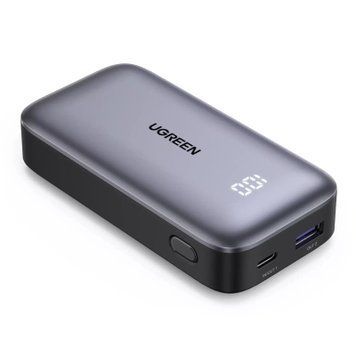 Батарея універсальна Ugreen 10000 mAh 30W Fast Charging Grey-black (U_25185) U_25185 фото