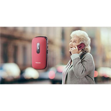 Мобільний телефон Panasonic KX-TU446 Red KX-TU446EXR фото