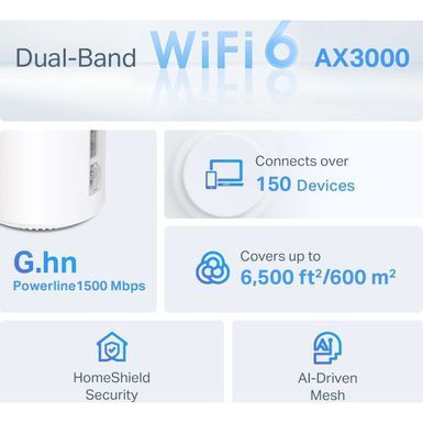 Маршрутизатор TP-Link DECO-PX50-3-PACK DECO-PX50-3-PACK фото
