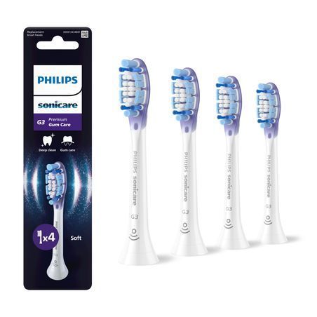 Зубна електрощітка PHILIPS HX9054/87 насадки Premium Gum Care 4 шт HX9054/87 фото