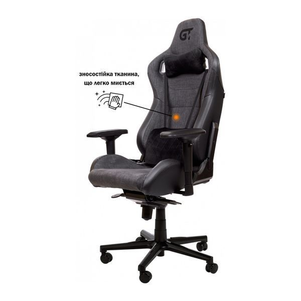 Крісло ігрове GT Racer X-8005 Dark Gray/Black X-8005 Dark Gray/Black фото