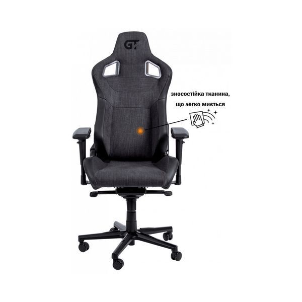 Крісло ігрове GT Racer X-8005 Dark Gray/Black X-8005 Dark Gray/Black фото
