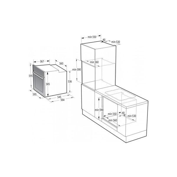 Духова шафа Gorenje BSA6737E15X (BSA 6737 E15X) BSA 6737 E15X фото