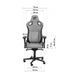 Крісло ігрове GT Racer X-8005 Dark Gray/Black X-8005 Dark Gray/Black фото 12
