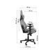 Крісло ігрове GT Racer X-8005 Dark Gray/Black X-8005 Dark Gray/Black фото 11