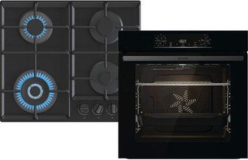 Комплект Gorenje духовка електрична BO6735E05B + поверхня газова GTW641EB SET_BO6735E05B_GTW641EB фото