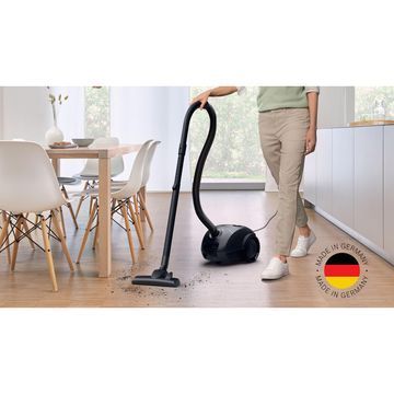 Пилосос Bosch мішковий, 600Вт, 3.5л, НЕРА, чорний BGBS2BA1P фото