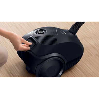 Пилосос Bosch мішковий, 600Вт, 3.5л, НЕРА, чорний BGBS2BA1P фото