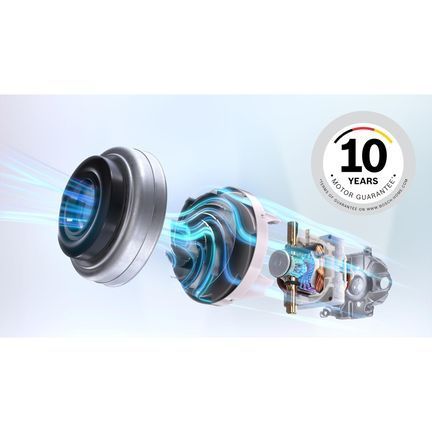 Пилосос Bosch мішковий, 600Вт, 3.5л, НЕРА, чорний BGBS2BA1P фото
