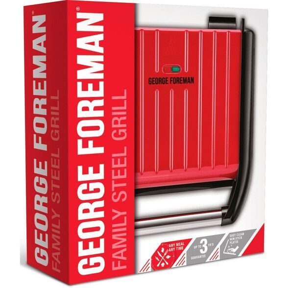 Електрогриль Russell Hobbs George Foreman 25040-56 Family Steel Grill George Foreman 25040-56 F фото