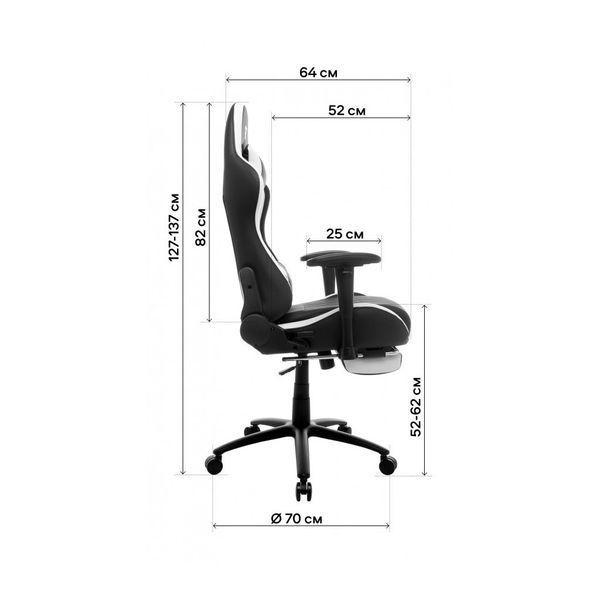 Крісло ігрове GT Racer X-2534-F Gray/Black Suede (X-2534-F Fabric Gray/Black Suede) X-2534-F Fabric Gray/Blac фото