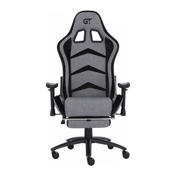 Крісло ігрове GT Racer X-2534-F Gray/Black Suede (X-2534-F Fabric Gray/Black Suede) X-2534-F Fabric Gray/Blac фото