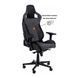 Крісло ігрове GT Racer X-8005 Dark Gray/Black Suede X-8005 Dark Gray/Black Su фото 1
