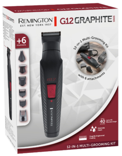 Набір для стрижки REMINGTON PG2120 G10 Graphite 12-in-1 Multigrooming Kit 43324530100 фото