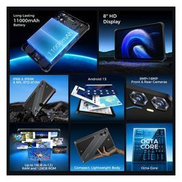 Планшет OUKITEL RT3plus 8" 4/128GB/ NFC / LTE Black (6941749808516) 6941749808516 фото