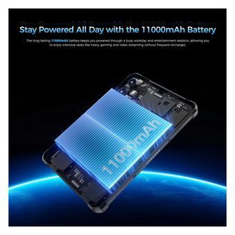 Планшет OUKITEL RT3plus 8" 4/128GB/ NFC / LTE Black (6941749808516) 6941749808516 фото
