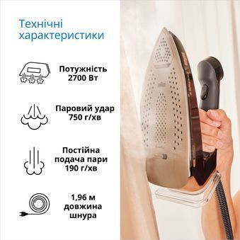 Парова станція Braun IS 9090 BK IS 9090 BK фото