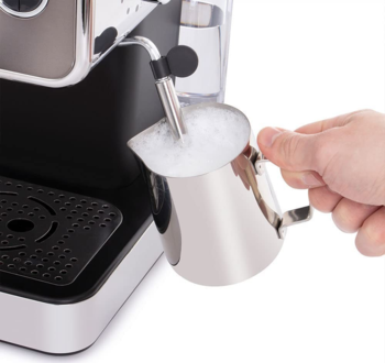 Кавоварка еспрессо RUSSELL HOBBS 26452-56 Distinctions Titanium, 1,1л, мелена + чалди, сріблястий 25024016001 фото