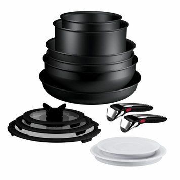 Набір посуду Tefal Ingenio Excellence+, 13 предметів, чорний (P0009753) P0009753 фото