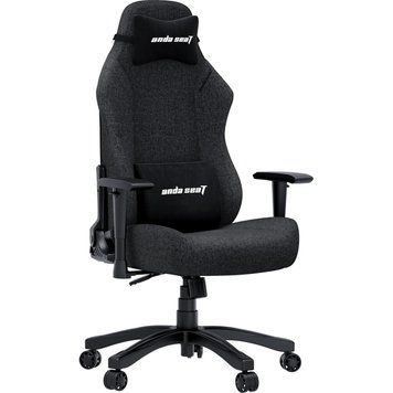 Крісло ігрове AndaSeat Luna fabric Size L Dark Grey (AD18-44-GB-F) AD18-44-GB-F фото