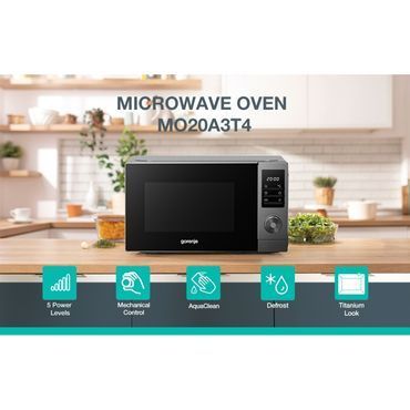 Мікрохвильова піч Gorenje, 20л MO20A3T4 MO20A3T4 фото
