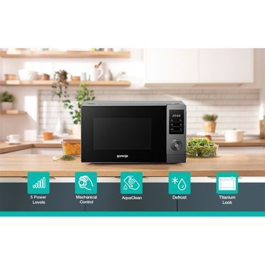 Мікрохвильова піч Gorenje, 20л MO20A3T4 MO20A3T4 фото