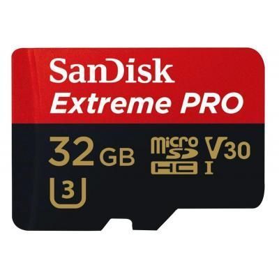 Карта пам'яті SanDisk 32GB microSD class 10 V30 A1 UHS-I U3 4K Extreme Pro (SDSQXCG-032G-GN6MA) SDSQXCG-032G-GN6MA фото