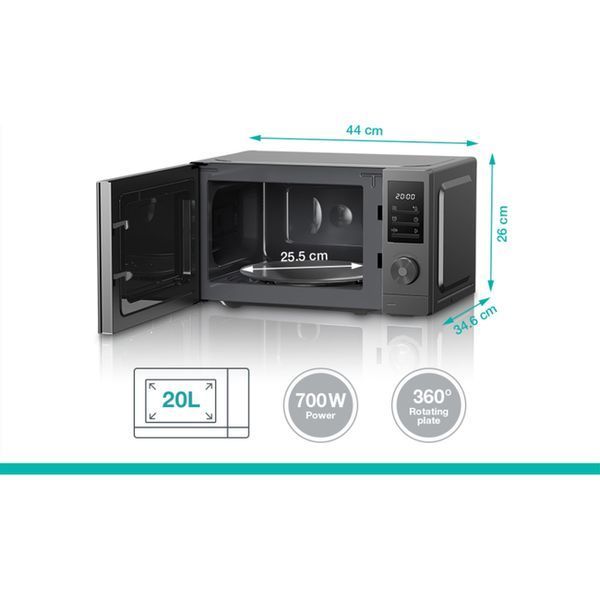 Мікрохвильова піч Gorenje, 20л MO20A3T4 MO20A3T4 фото