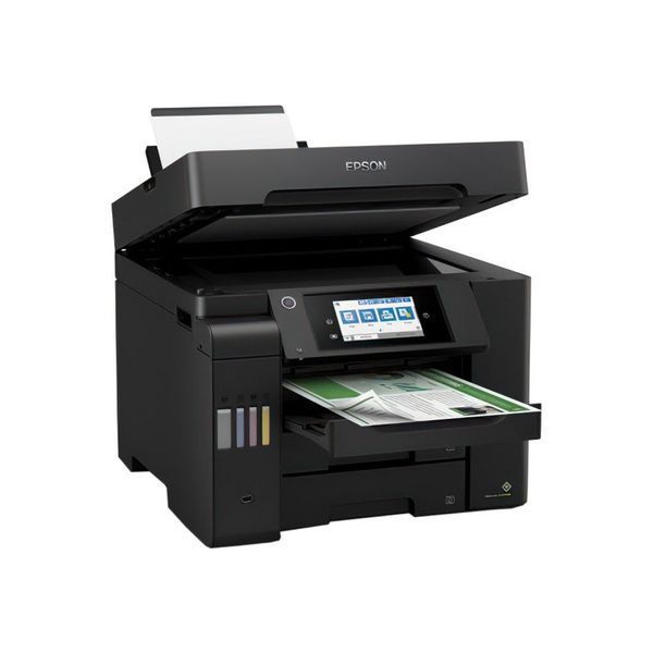 БФП ink color A4 Epson EcoTank L6550 32_22 ppm Fax ADF Duplex USB Ethernet Wi-Fi 4 inks Pigment C11CJ30404 фото