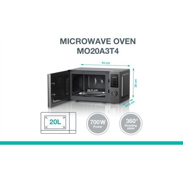 Мікрохвильова піч Gorenje, 20л MO20A3T4 MO20A3T4 фото