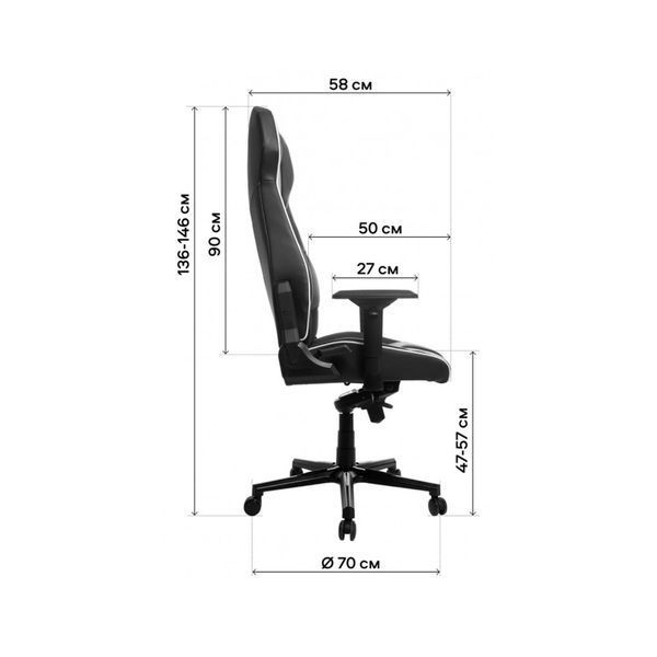 Крісло ігрове GT Racer X-8007 Dark Gray (X-8007 Fabric Dark Gray XL) X-8007 Fabric Dark Gray X фото