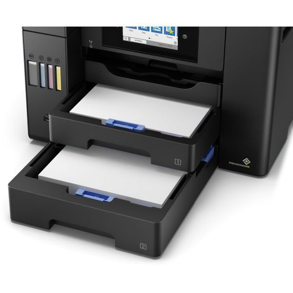 БФП ink color A4 Epson EcoTank L6550 32_22 ppm Fax ADF Duplex USB Ethernet Wi-Fi 4 inks Pigment C11CJ30404 фото